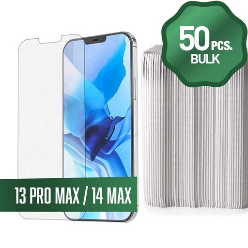 [TG-I13PM-50] Clear Tempered Glass for iPhone 14 Plus / 13 Pro Max (6.7") (50 Pcs)