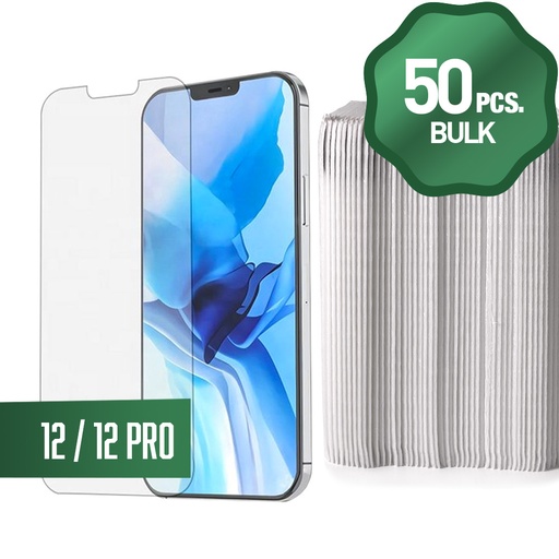 [TG-I12-50] Clear Tempered Glass for iPhone 12 / 12 Pro (6.1") (50 Pcs)