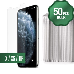 [TG-IX-50] Clear Tempered Glass for iPhone X / Xs / 11 Pro (50 Pcs)