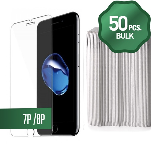 [TG-I7P-50] Clear Tempered Glass for iPhone 7 Plus / 8 Plus (50 Pcs)