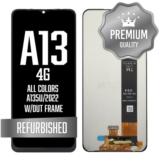 [LCD-A135-BK] LCD w/out frame for Galaxy A13 4G (A135U/2022) - All Colors (Premium/ Refurbished)