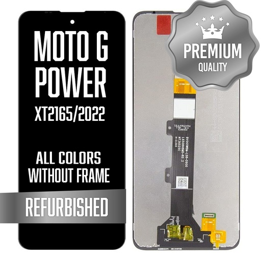 [LCD-XT2165-BK] LCD w/out frame for Motorola G Power (XT2165/2022) - All Colors (Premium/ Refurbished) 