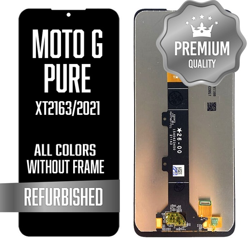 [LCD-XT2163-BK] LCD w/out frame for Motorola G Pure (XT2163/2021) - All Colors (Premium/ Refurbished) 