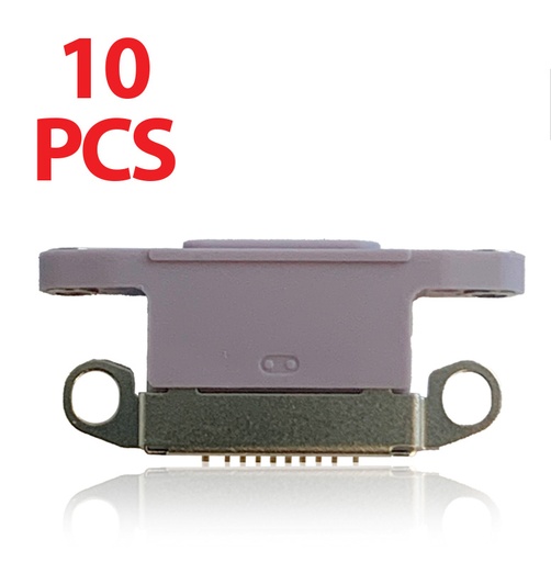 [SP-I11-CP-PU] Charging Port Only Compatible With Iphone 11  (Purple) (10 Pack)