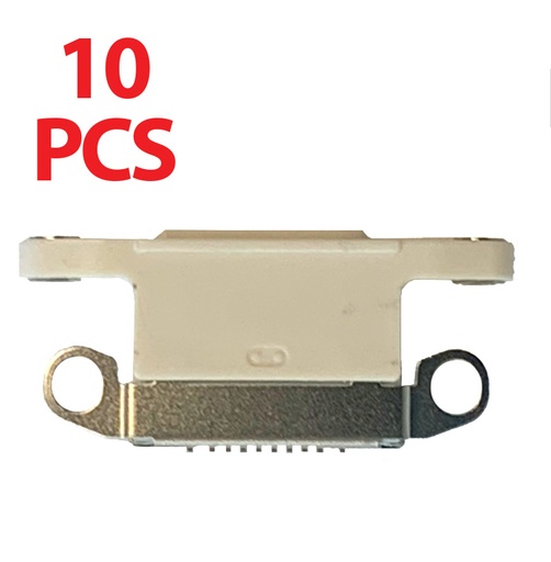 [SP-I11-CP-WH] Charging Port Only Compatible With Iphone 11  (White) (10 Pack)