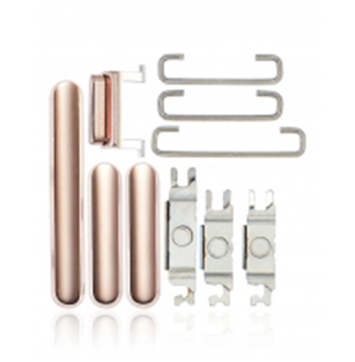 [SP-I11P-HRB-GO] Hard Buttons (Power / Volume / Switch) With iPhone 11 Pro / 11 Pro Max (Gold)