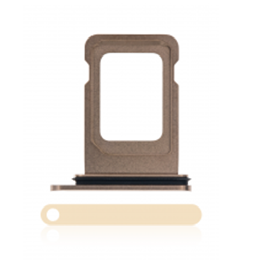 [SP-I11P-SSCT-GO] Single Sim Card Tray For iPhone 11 Pro / iPhone 11 Pro Max (Gold) (Premium)