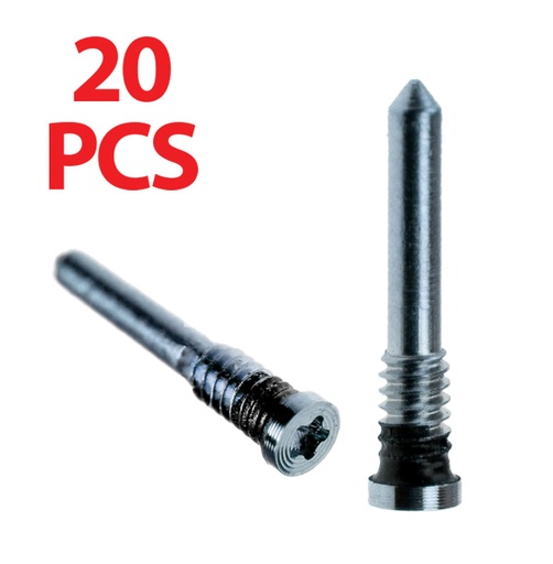 [SP-I12-BSCW] Bottom Screws Compatible With iPhone Xr / 12 / 12 Mini / 12 Pro / 12 Pro Max (Blue) (20 Pack)