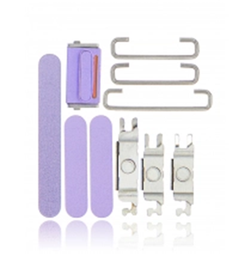 [SP-I12-HRB-PU] Hard Buttons (Power / Volume / Switch) Compatible With iPhone 12 (Purple)
