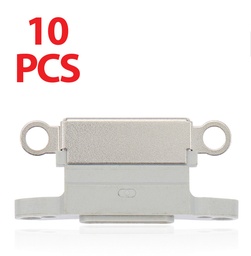 [SP-I12P-CT-SI] Charging Port Only Compatible With iPhone 12 Pro (Silver) (10 Pack)