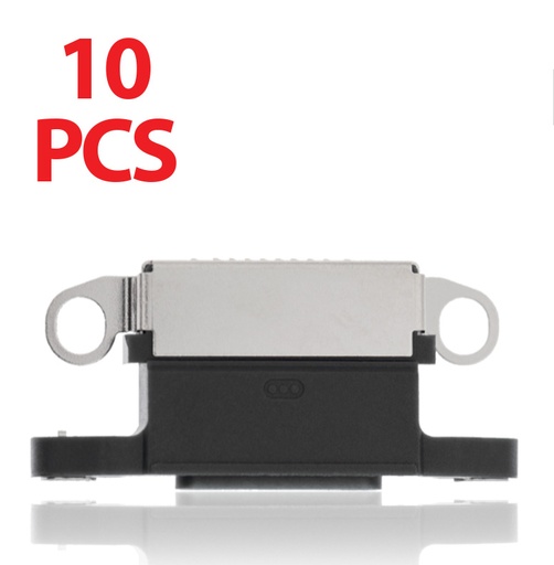 [SP-I12PM-CP-GRP] Charging Port Only Compatible With iPhone 12 Pro Max (Graphite) (10 Pack)