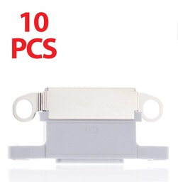 [SP-I12PM-CP-SI] Charging Port Only Compatible With iPhone 12 Pro Max (Silver) (10 Pack)