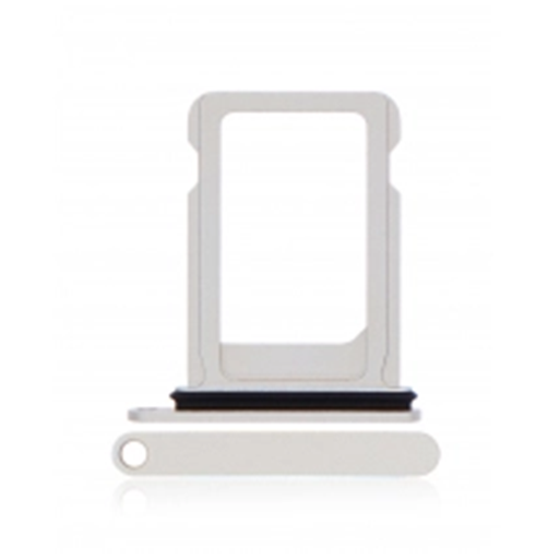 [SP-I13M-SSCT-WH] Single Sim Card Tray For iPhone 12 Mini / 13 Mini (White) (Premium)