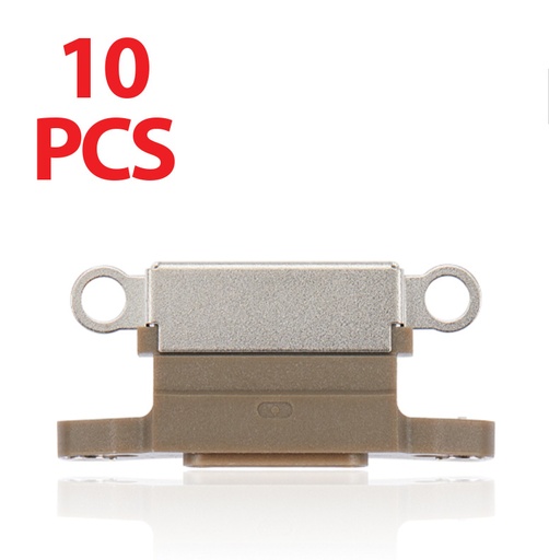 [SP-I13P-CP-GO] Charging Port Only Compatible With Iphone 13 Pro / 13 Pro Max (Gold) (10 Pack)