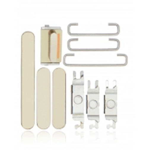 [SP-I13P-HBR-GO] Hard Buttons (Power / Volume / Switch) With iPhone 13 Pro / 13 Pro Max (Gold)