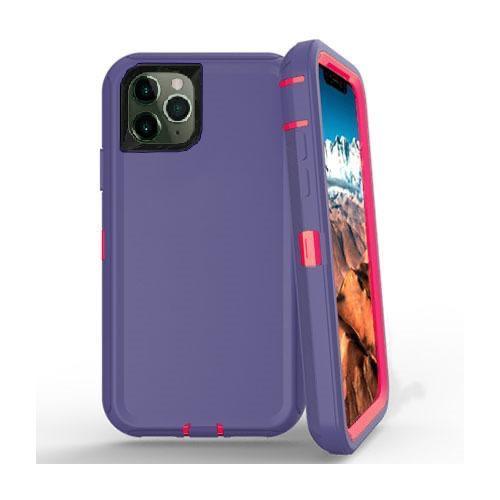 [CS-I14-OBD-PUPN] DualPro Protector Case for iPhone 16e / 14 / 13 - Purple & Pink