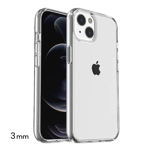 [CS-I14-TSC-CLR] Transparent Color Case for iPhone 16e / 14 / 13 - Clear