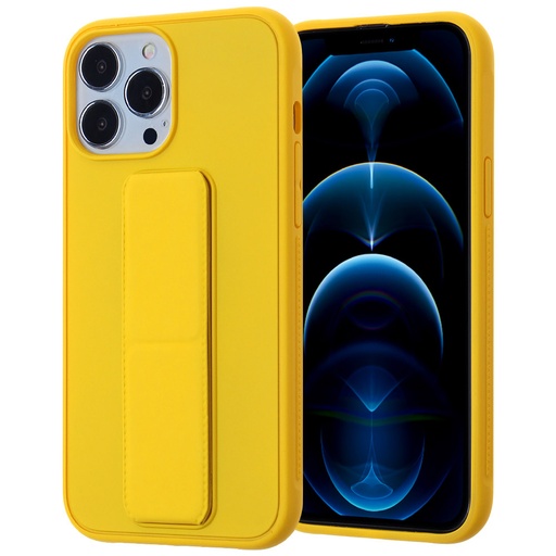 [CS-I14-WSC-YL] Wrist Strap Case for iPhone 16e / 14 / 13 - Yellow