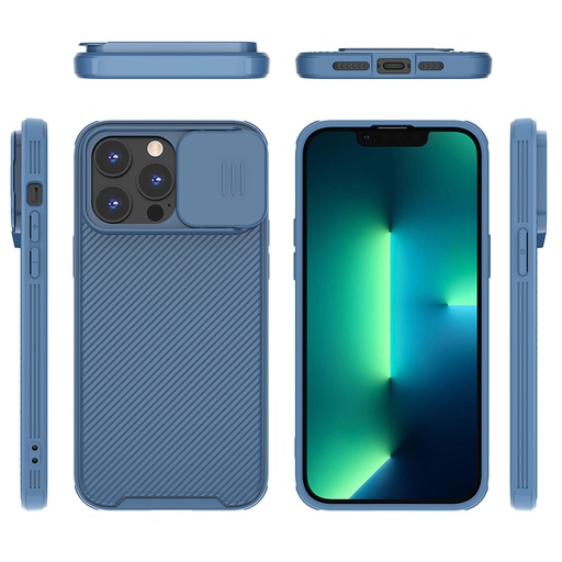 [CS-I14M-MGC-BL] Mag Camera Cover Case for iPhone 14 Plus - Blue