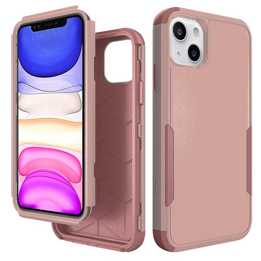 [CS-I14M-SLD-PNLPU] Commander Combo Case for IPhone 15 Plus /14 Plus -  Pink