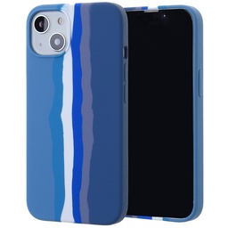 [CS-I14M-TDP-BL] Slim Dual Protector Case for iPhone 14 Plus - Blue