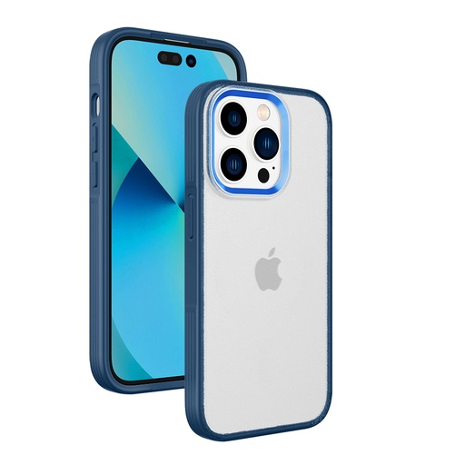 [CS-I14P-MLC-PUE] Metal Camera Circle Case for iPhone 14 Pro - T9