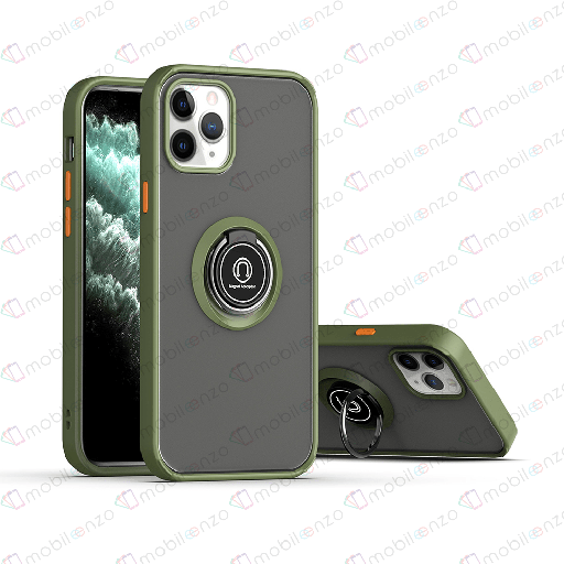 [CS-I14P-MTR-AGR] Matte Ring Case for iPhone 14 Pro - Army