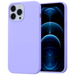 [CS-I14PM-PMS-LPU] Premium Silicone Case for IPhone 14 Pro Max - Light Purple