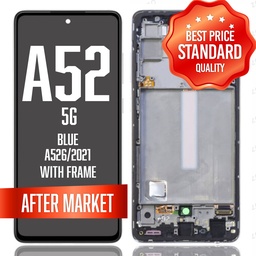 [LCD-A526-WF-STD-BL] LCD with frame for Galaxy A52 5G (A526/2021) - Blue (Standard Quality/INCELL)