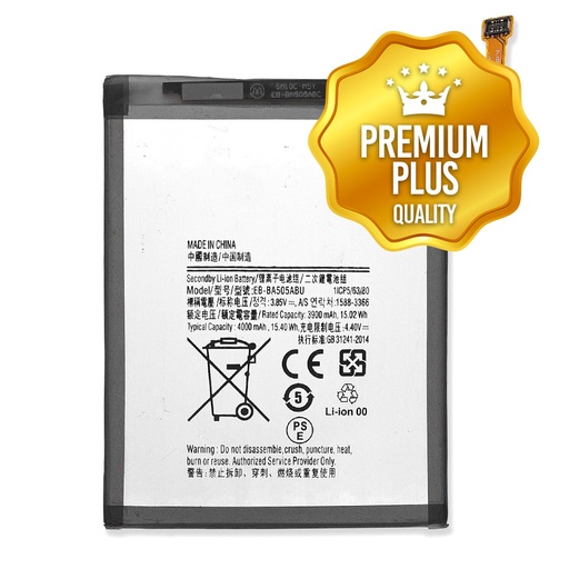 [BAT-A505] Battery For Samsung Galaxy Galaxy A20 (A205 / 2019) / A30 (A305 / 2019) / A30S (A307 / 2019) / A50 (A505 / 2019) / A50s (A507 / 2019) (EB-BA505ABU) (Ground Shipping Only)