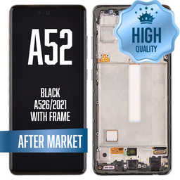 [LCD-A526-WF-HQ-BK] LCD Assembly for Samsung A52 (A526 / 2021) With Frame - Black (High Quality)