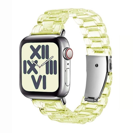 [CS-IW38-GCI-YL] Glacier Clear iWatch Band  38/40/41mm - Yellow