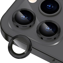 [TG-I14PM-RCL-BK] Ring Camera Lens w/HD Tempered Glass  for iPhone 14 Pro / 14 Pro Max (Black)