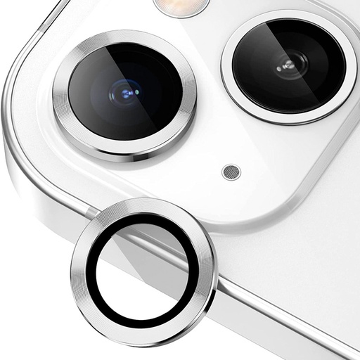 [TG-I13-RCL-ST] Ring Camera Lens w/HD Tempered Glass  for iPhone 13 / 13 Mini (Starlight) (1 Pc)
