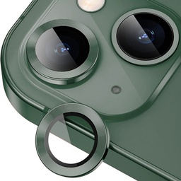 [TG-I13-RCL-GR] Ring Camera Lens w/HD Tempered Glass  for iPhone 13 / 13 Mini (Green)