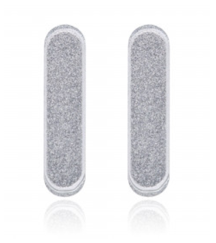 [SP-IPA5-VB-SI] Volume Button Compatible For iPad Air 4 / 5 (Silver) (Premium) (2 Piece Set)