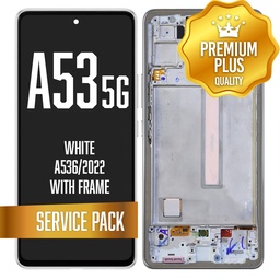 [LCD-A536-WF-SP-WH] LCD with frame for Galaxy A53 5G (A536/2022) - White (Service Pack)