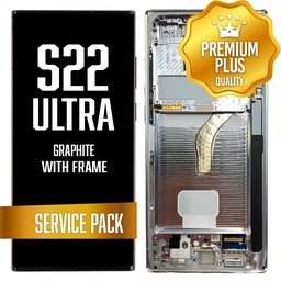 [LCD-S22U-WF-SP-GP] OLED Assembly for Samsung Galaxy S22 Ultra With Frame - Graphite (Service Pack)