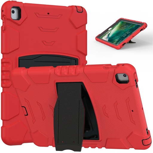 [CS-IP10-RGD-RD] Heavy Duty Rugged Case for iPad 11 (2025) / iPad 10 (2022) - Red