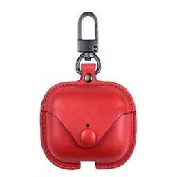 [CS-AP3-LB-RD] Leather Bag Case for AirPods (3rd Gen) - Red