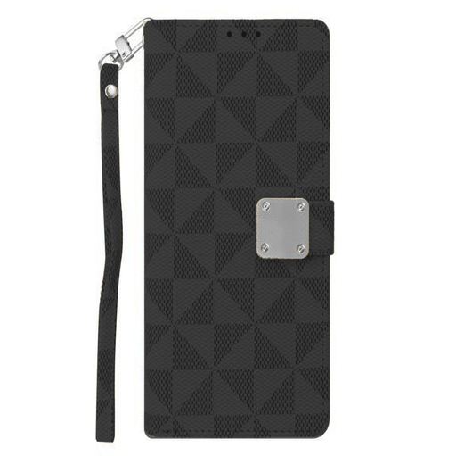 [CS-I14M-TWC-BK] Triangle Wallet Case for iPhone 14 Plus - Black
