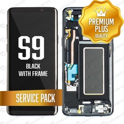[LCD-S9-WF-SP-BK] OLED Assembly for Samsung Galaxy S9 With Frame - Black (Service Pack)