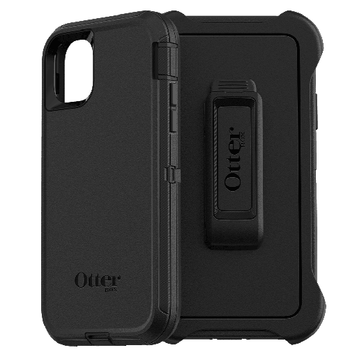 [77-62457] Otterbox - Defender Case For Apple Iphone 11 - Black