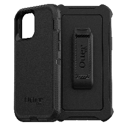 [77-65401] Otterbox - Defender Case For Apple Iphone 12  /  12 Pro - Black