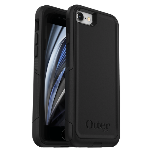 [77-56650] Otterbox - Commuter Case For Apple Iphone Se 2022  /  Se 2020  /  8  /  7 - Black