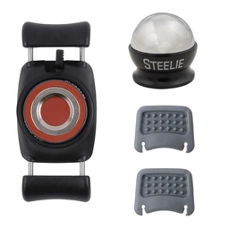 [STFD-01-R8] Nite Ize - Steelie Magnetic Freemount Car Mount Kit - Silver And Black
