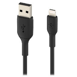 [CAA001BT1MBK] Belkin - Boost Up Charge Usb A To Apple Lightning Cable 3ft - Black