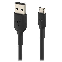 [CAB005BT1MBK] Belkin - Boost Up Charge Usb A To Micro Usb Cable 3ft - Black