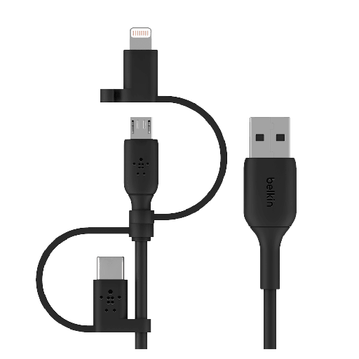 [CAC001BT1MBK] Belkin - Boost Charge Universal Cable 3ft - Black