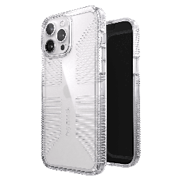 [141969-5085] Speck - Gemshell Grip Case For Apple Iphone 13 Pro Max  /  12 Pro Max - Clear